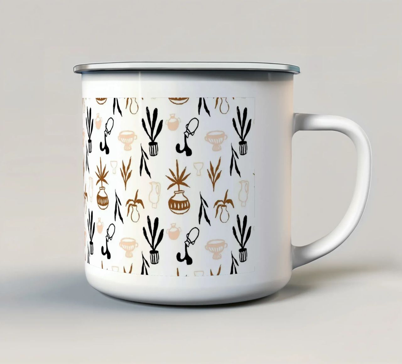 Seaside Pattern No 04 tazza in smalto da treechild