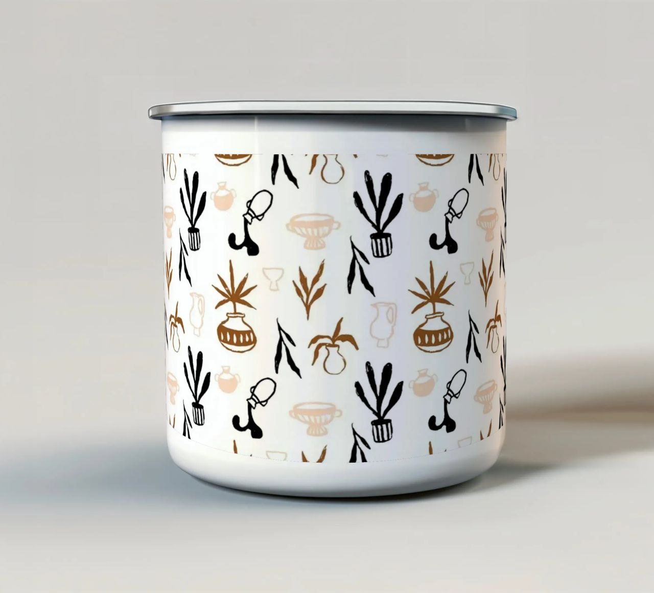 Seaside Pattern No 04 tazza in smalto da treechild