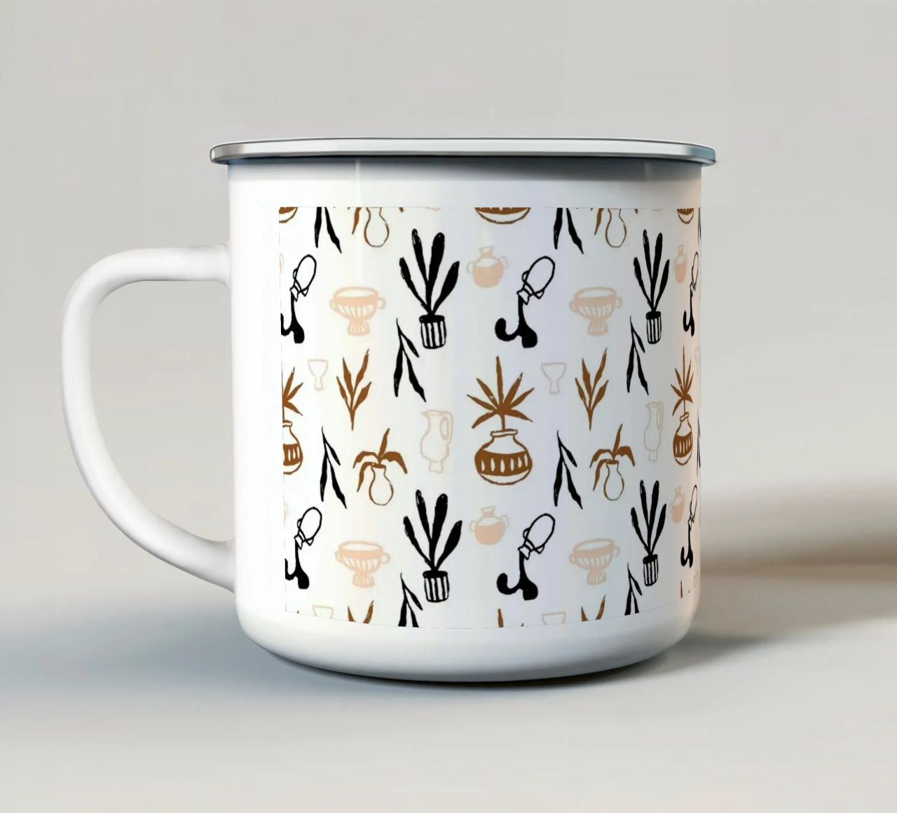 Seaside Pattern No 04 tazza in smalto da treechild