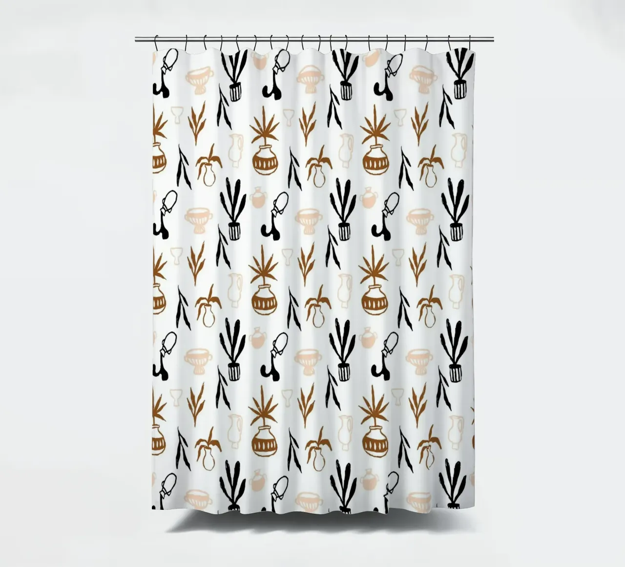 Seaside Pattern No 04 Duschvorhang von treechild