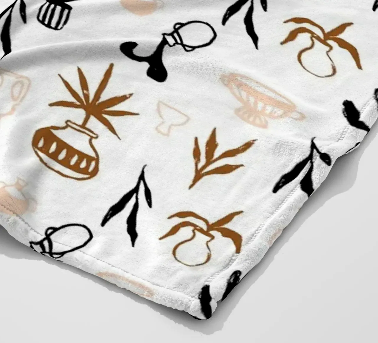 Seaside Pattern No 04 Fleecedecke von treechild