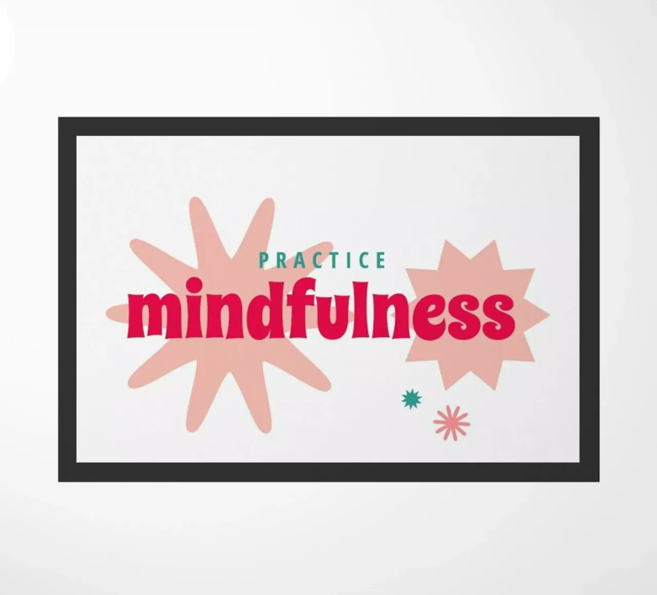 Mindfulness deurmat van Studio One
