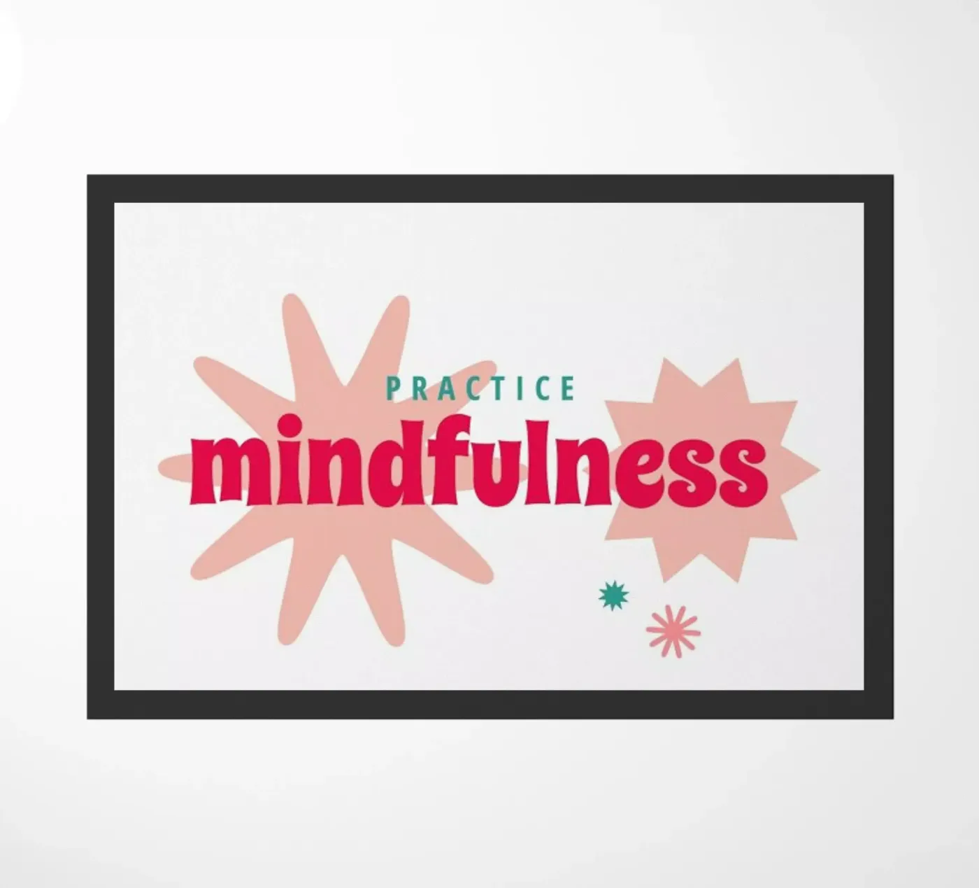 Mindfulness deurmat van Studio One