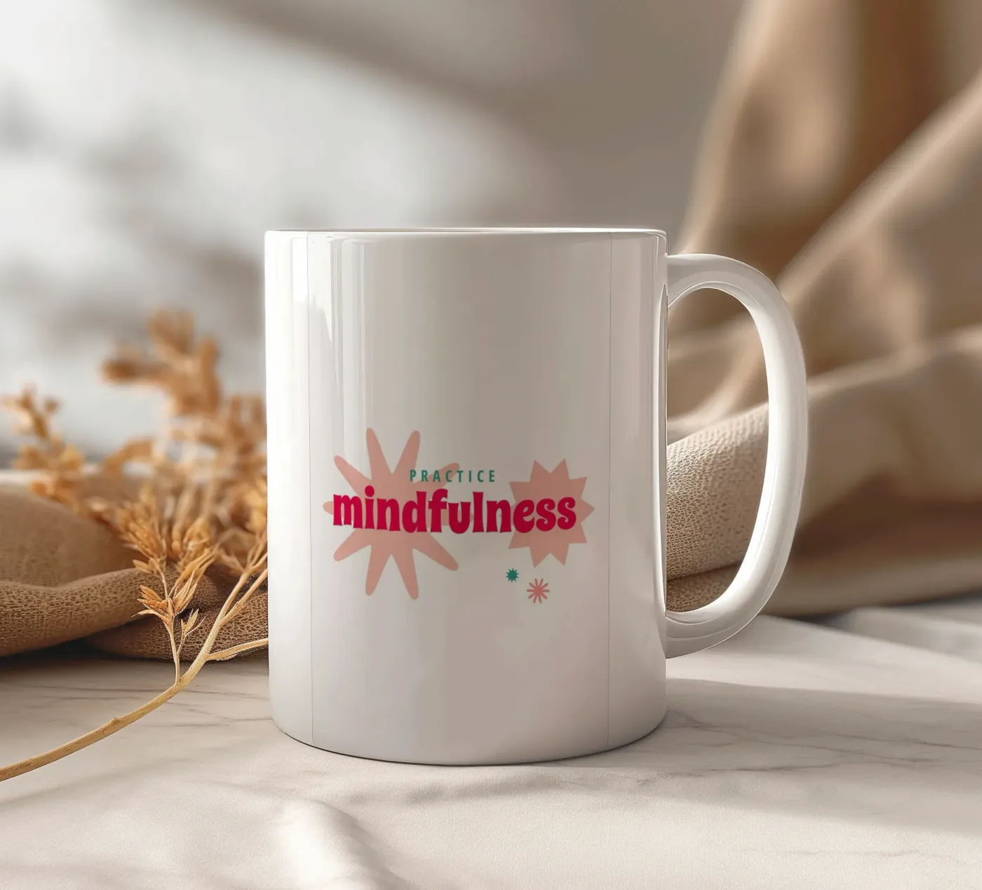 Mindfulness ceramic mug by Studio One