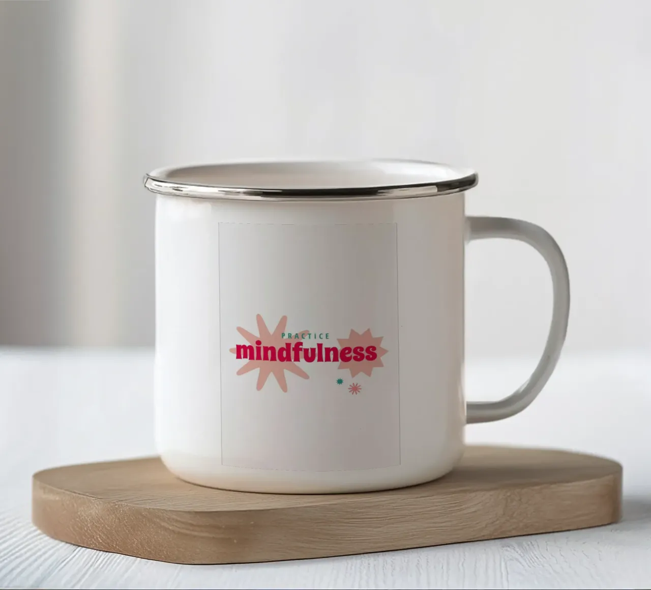 Mindfulness tazza in smalto da Studio One