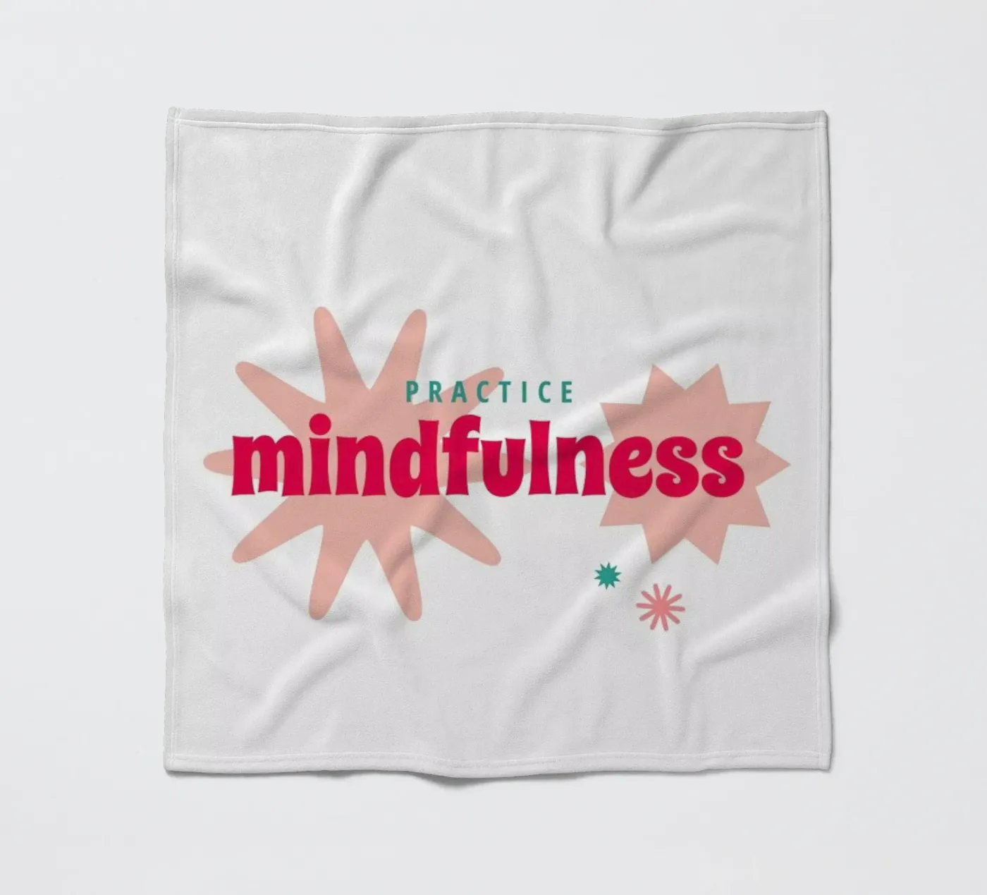 Mindfulness fleece blanket by Studio One