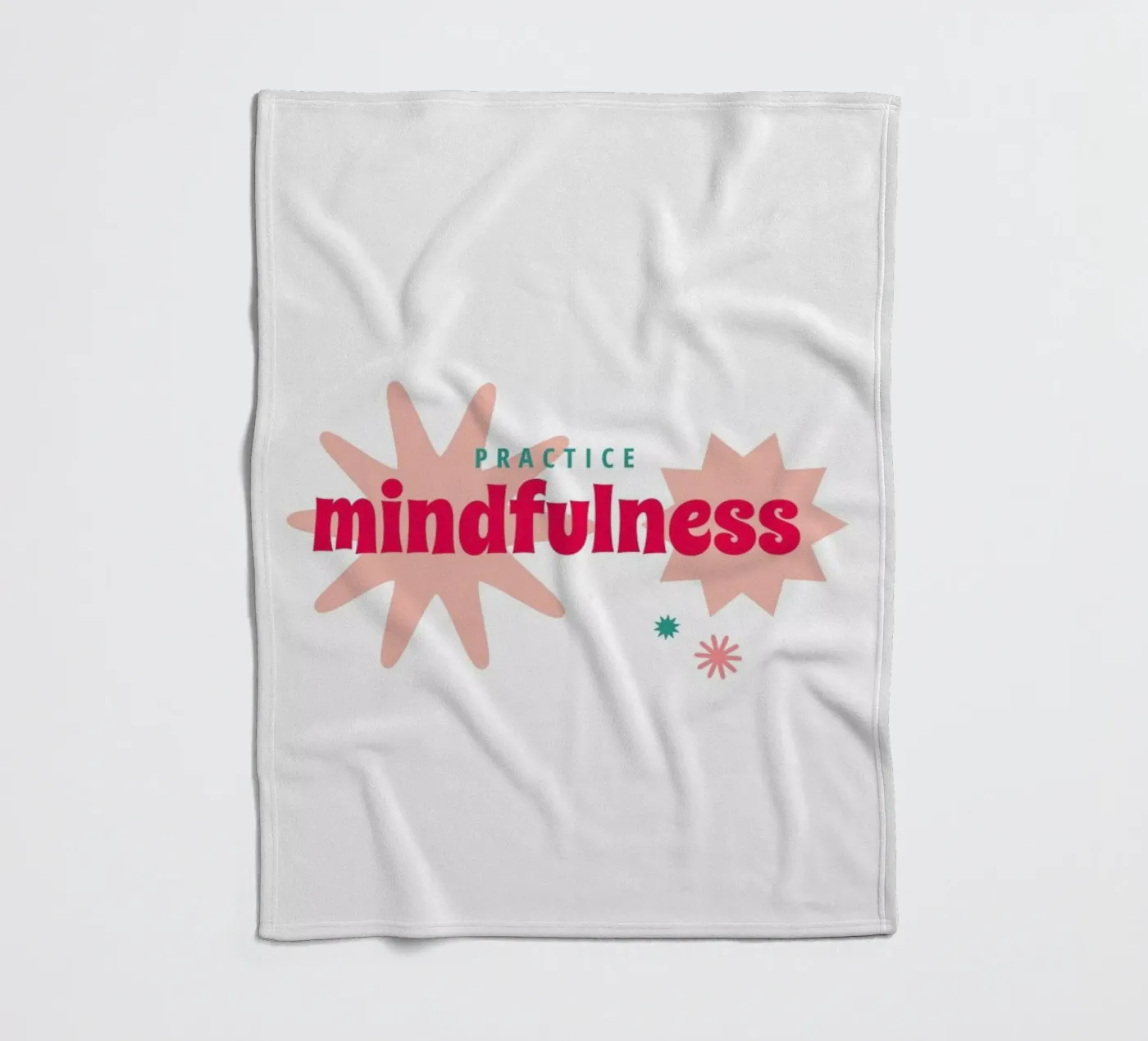 Mindfulness fleece blanket by Studio One