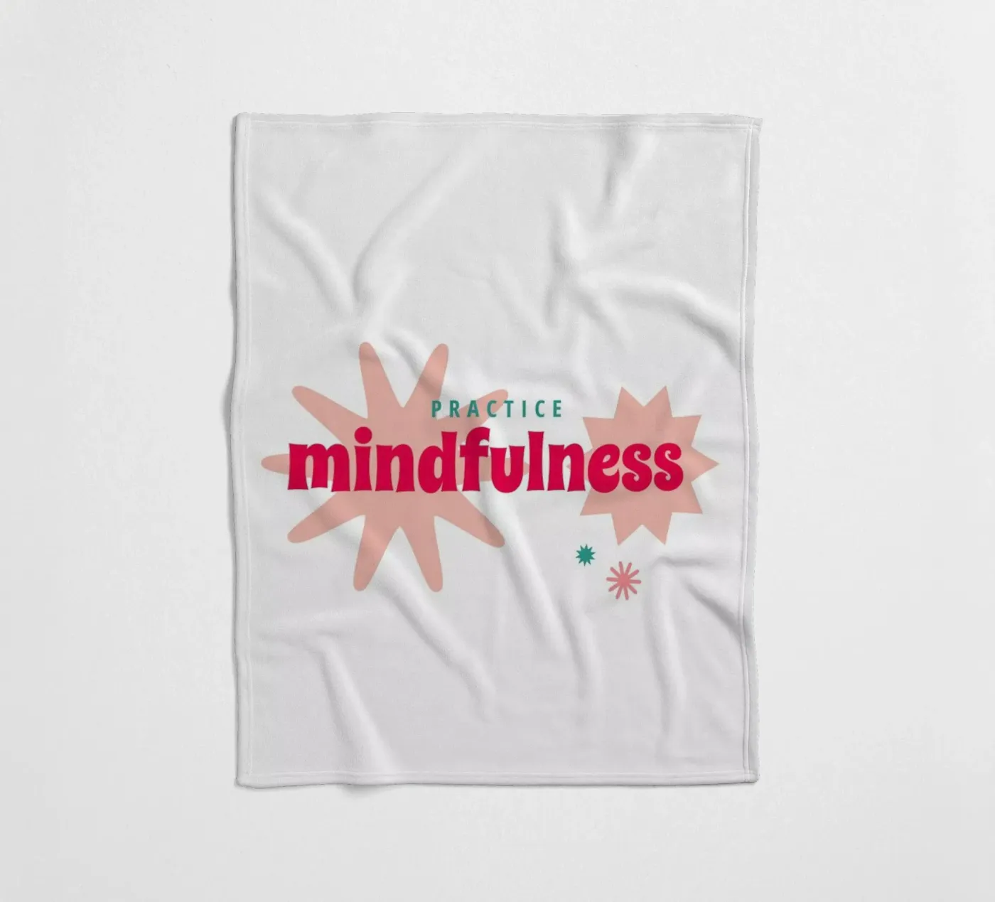 Mindfulness fleece blanket by Studio One