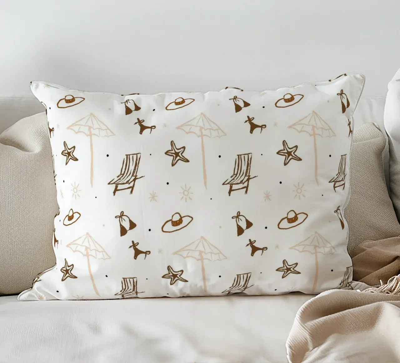 Seaside Pattern No 05 cuscino da treechild