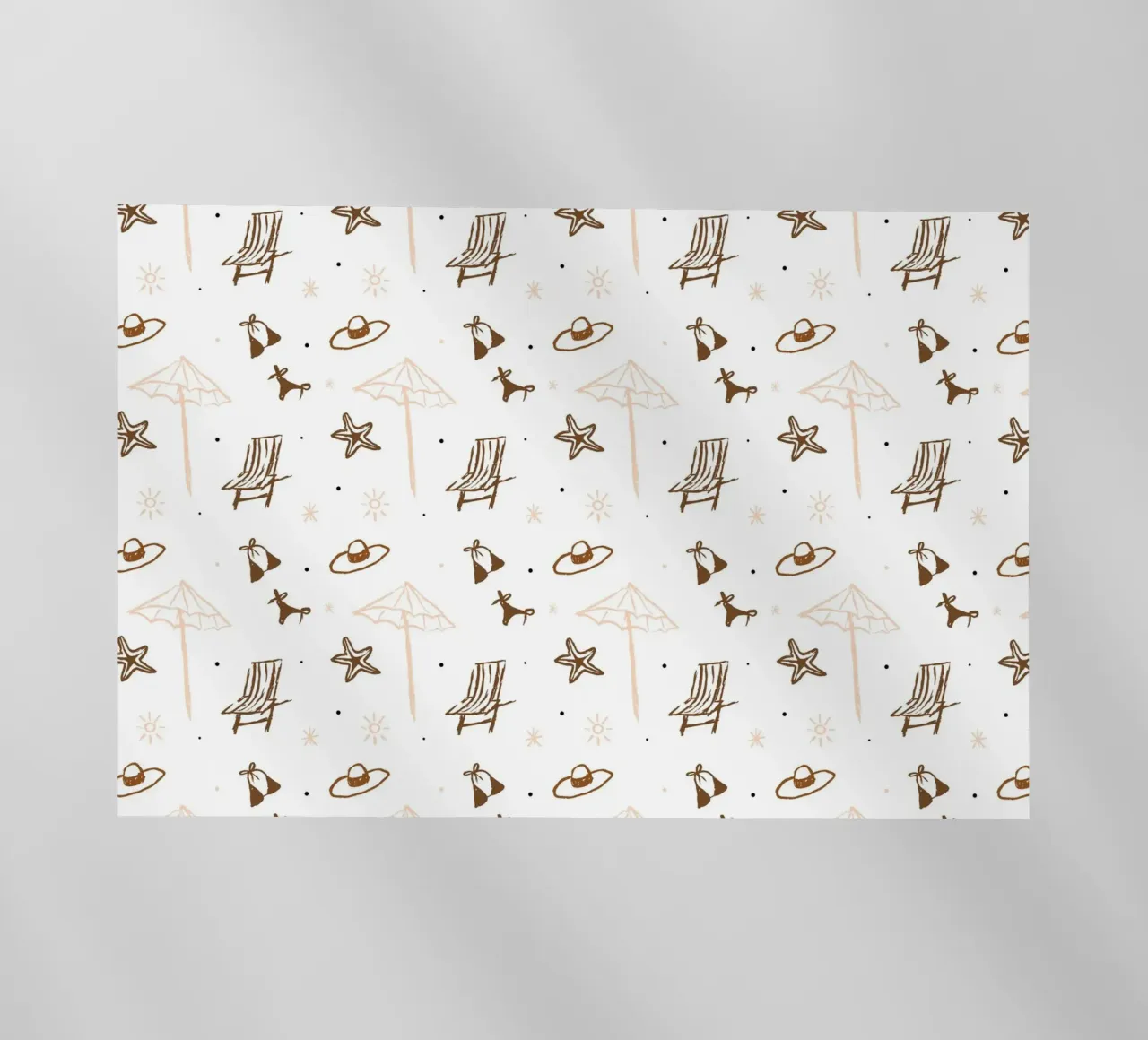 Seaside Pattern No 05 Backlit Folie von treechild