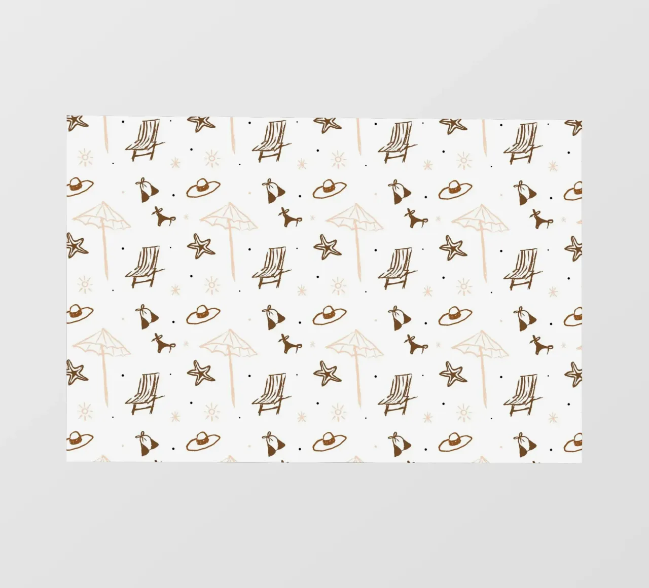Seaside Pattern No 05 Backlit Folie von treechild