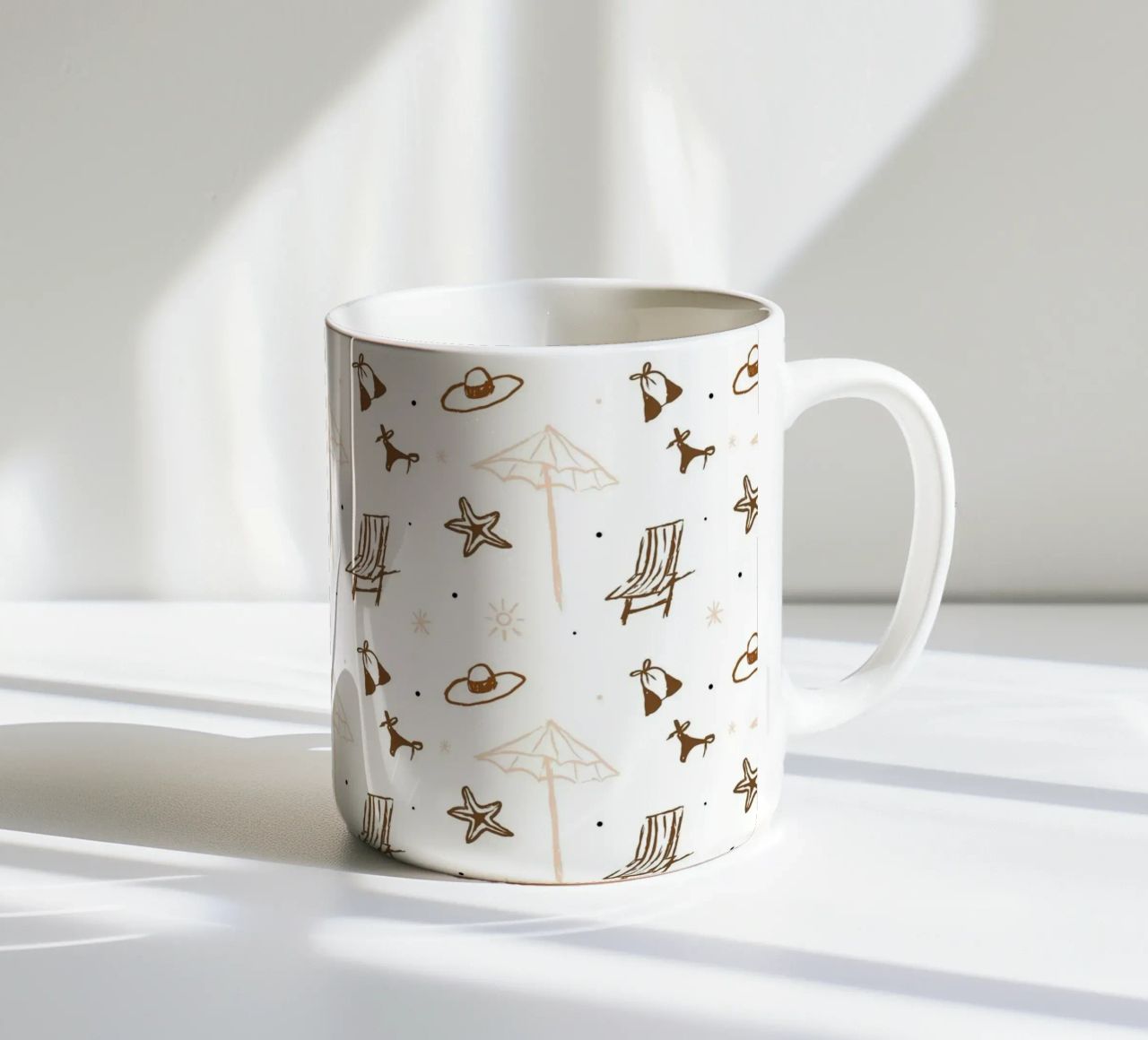 Seaside Pattern No 05 tazza in ceramica da treechild