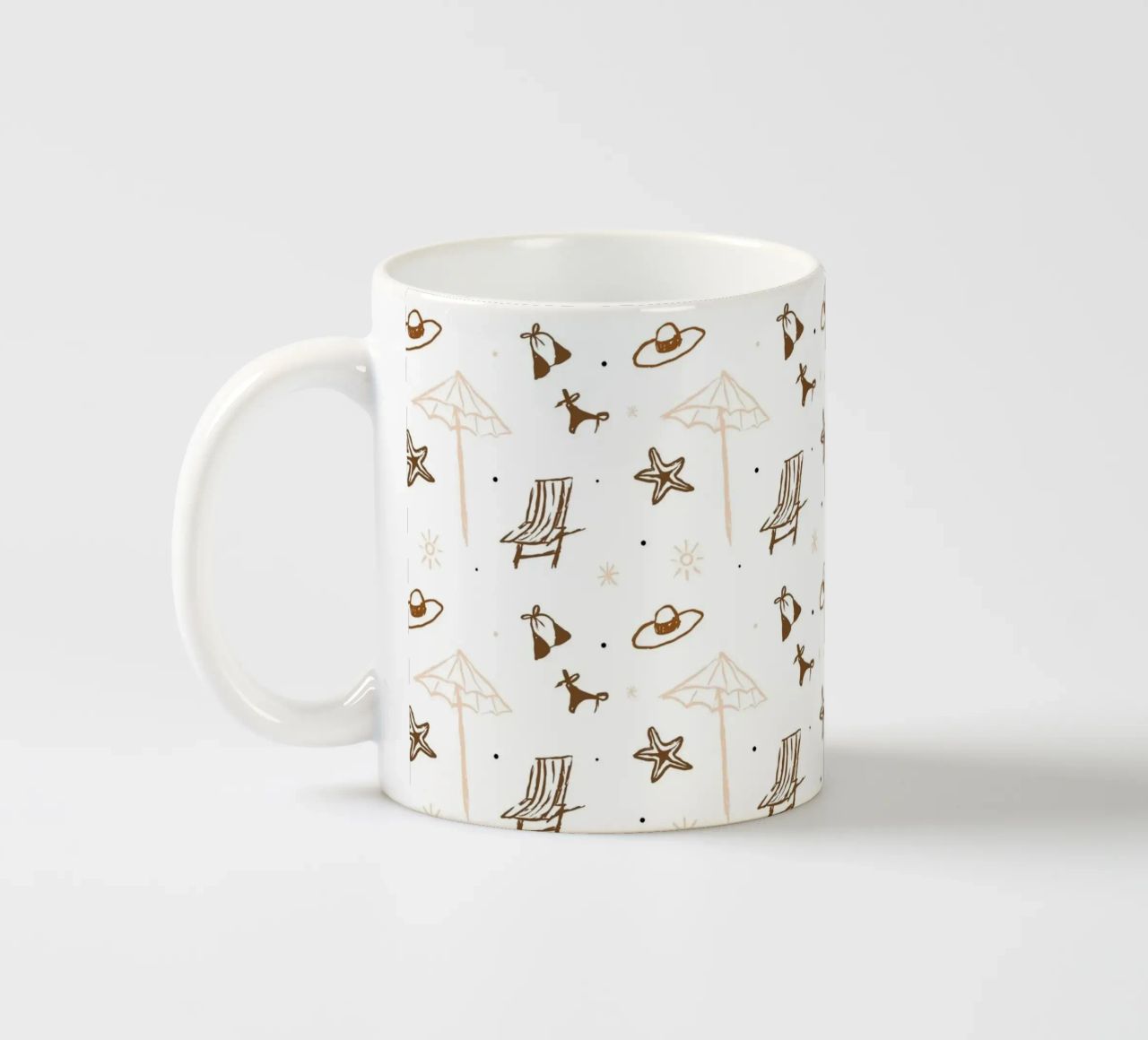 Seaside Pattern No 05 tazza in ceramica da treechild