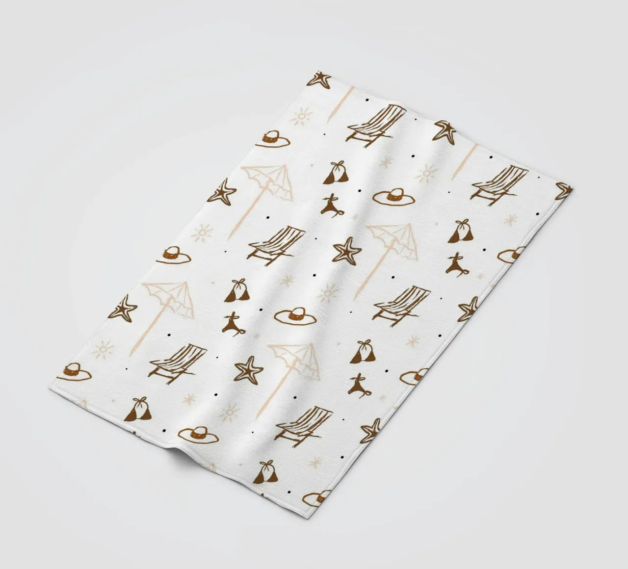 Seaside Pattern No 05 coperta in pile da treechild