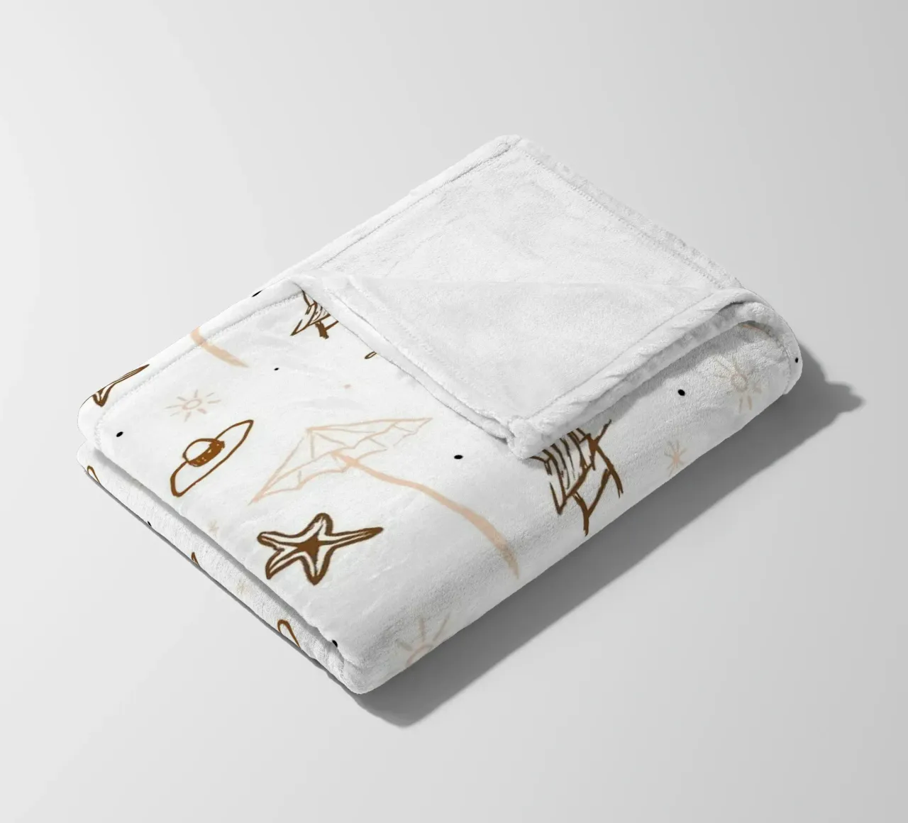 Seaside Pattern No 05 coperta in pile da treechild