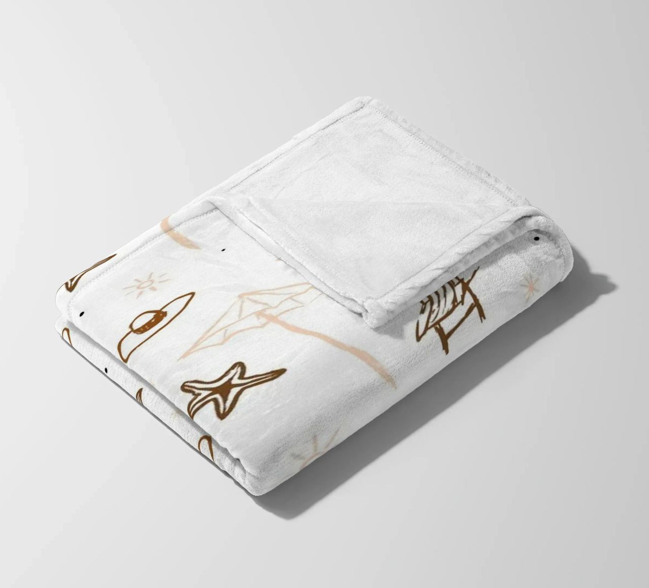 Seaside Pattern No 05 coperta in pile da treechild