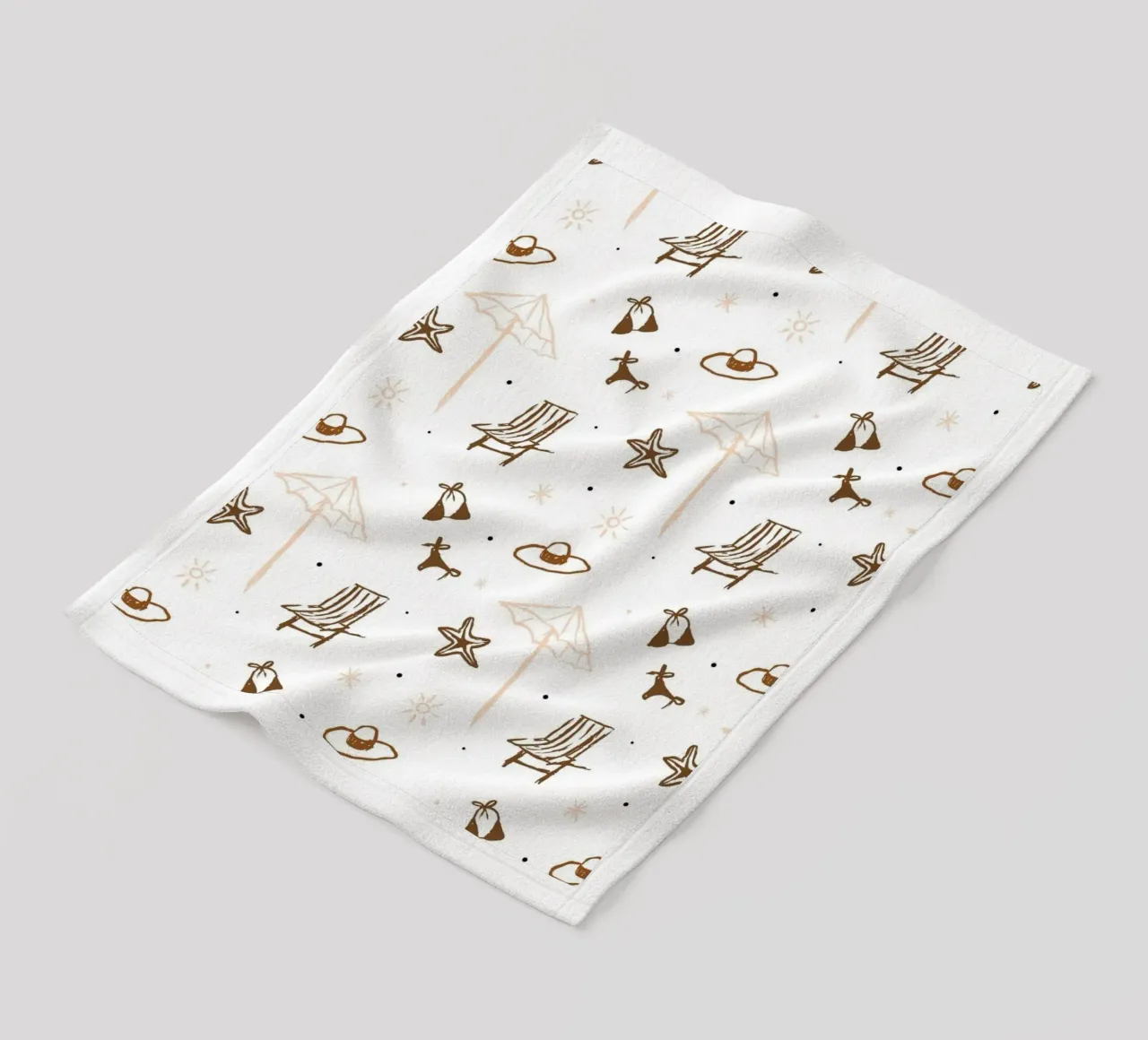 Seaside Pattern No 05 coperta in pile da treechild