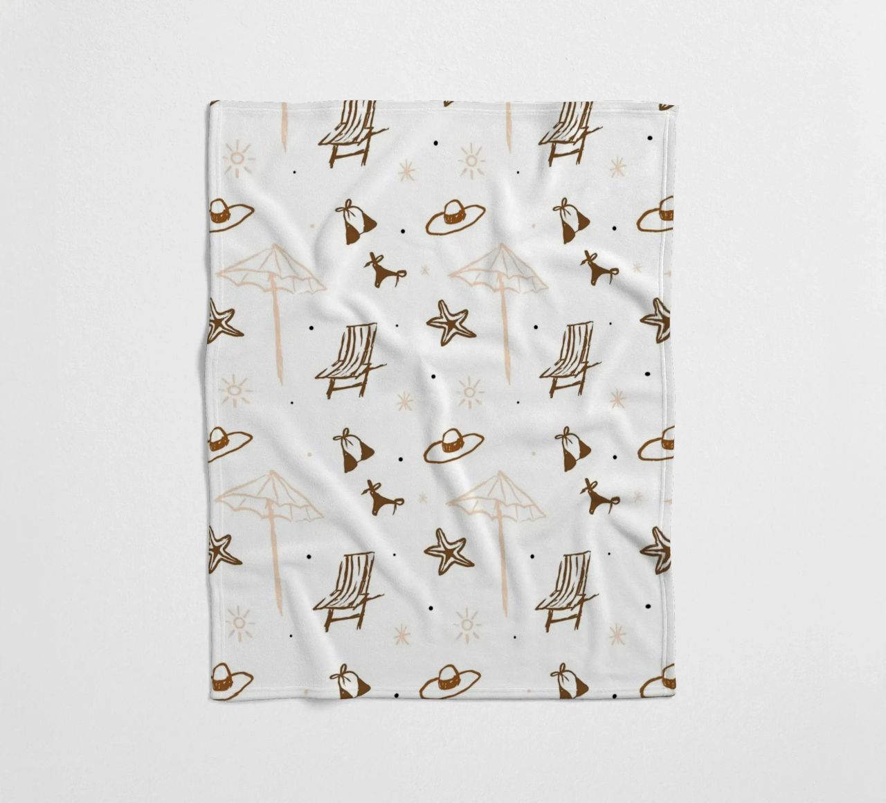 Seaside Pattern No 05 coperta in pile da treechild