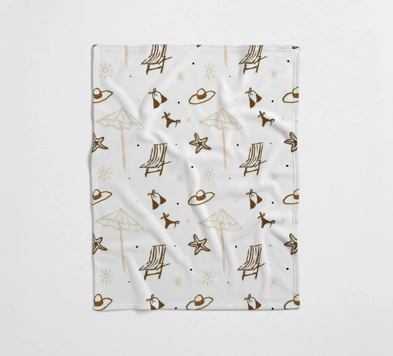 Seaside Pattern No 05 coperta in pile da treechild