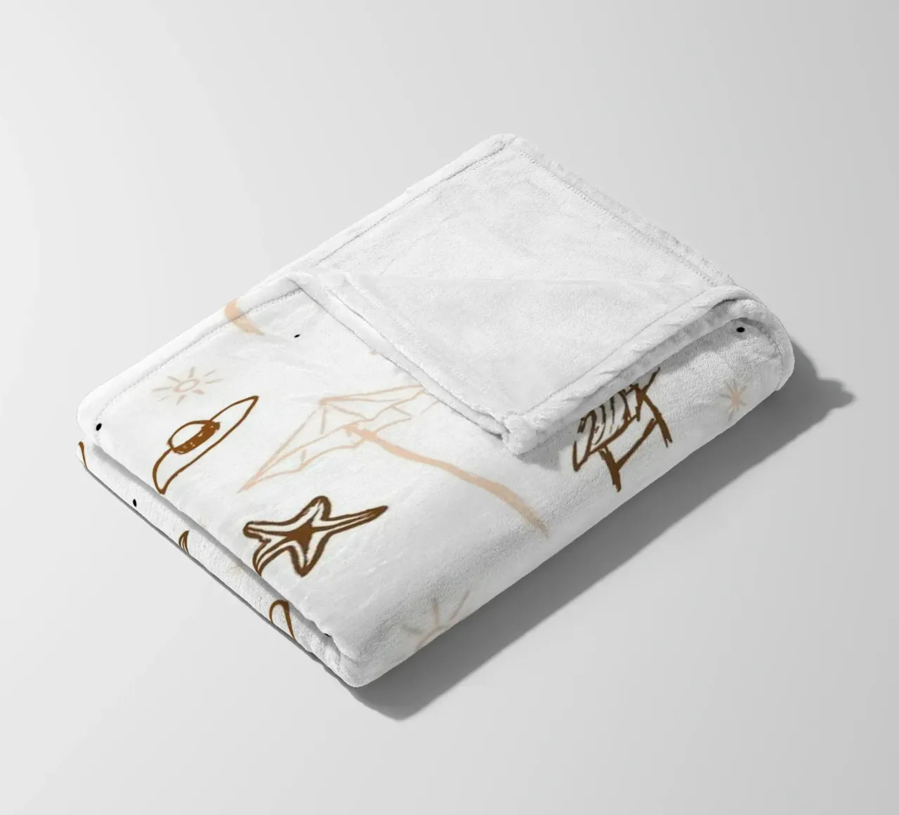 Seaside Pattern No 05 coperta in pile da treechild