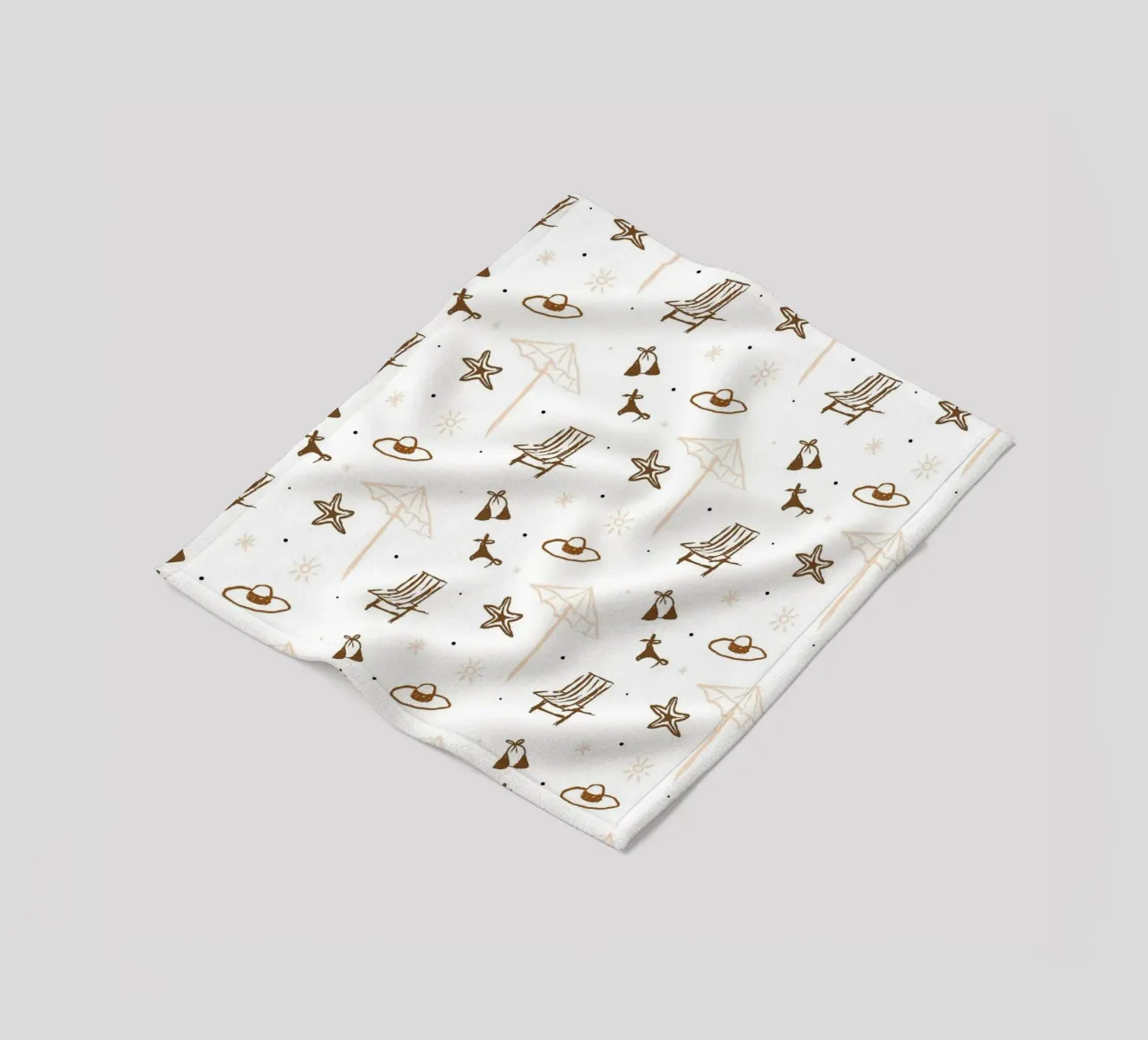 Seaside Pattern No 05 coperta in pile da treechild