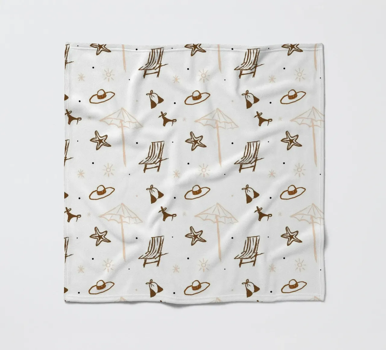 Seaside Pattern No 05 coperta in pile da treechild