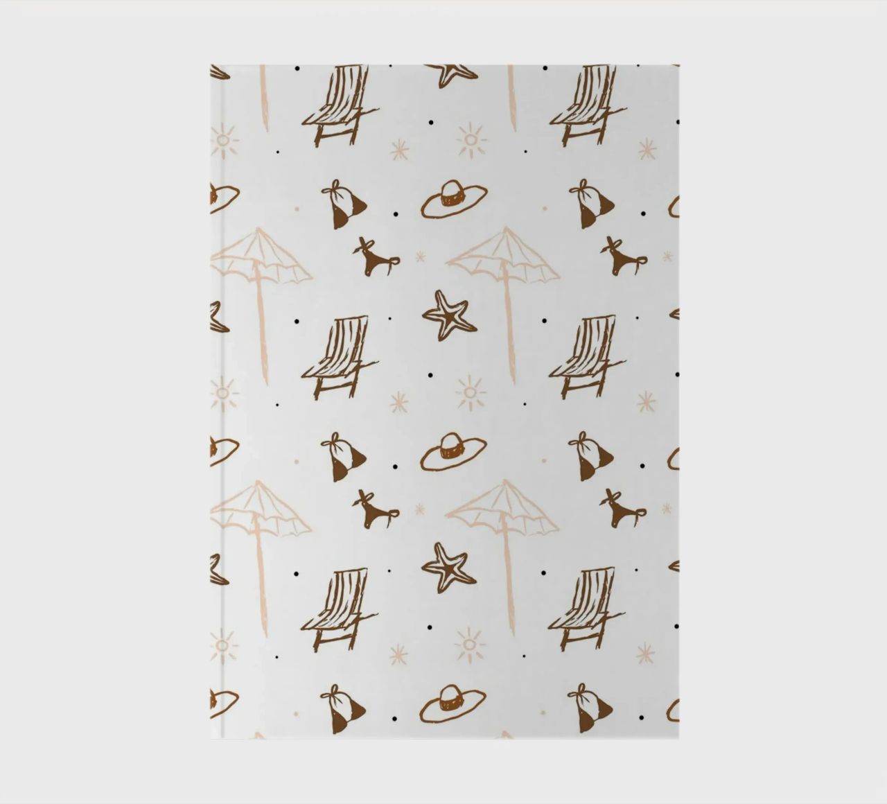 Seaside Pattern No 05 notebook by treechild