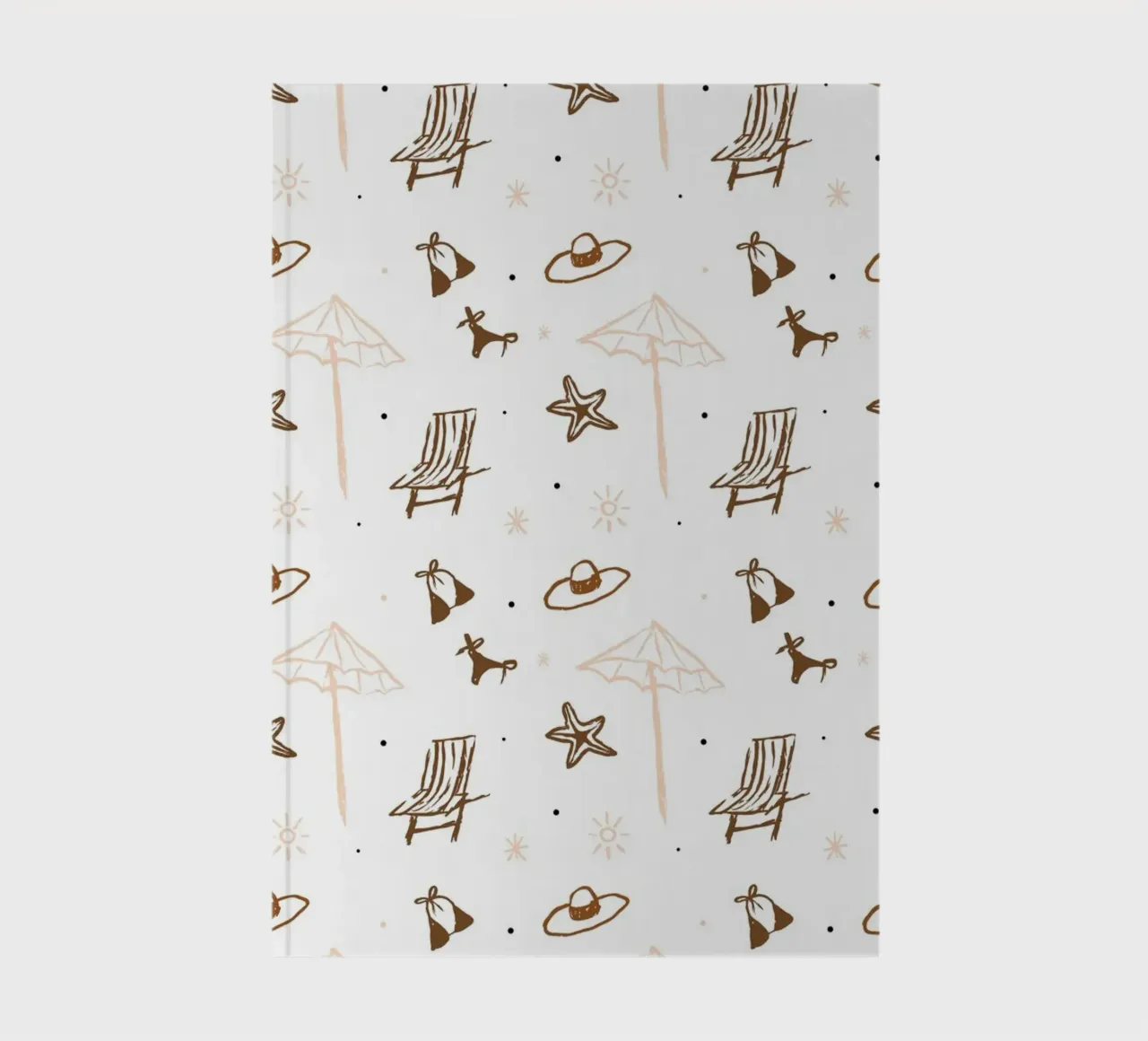 Seaside Pattern No 05 Notizbuch von treechild