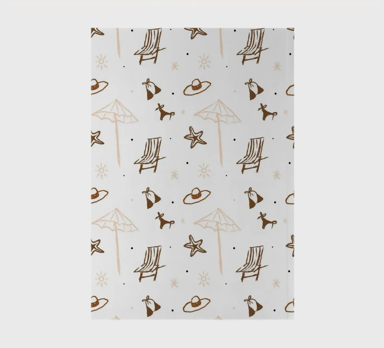 Seaside Pattern No 05 notebook by treechild
