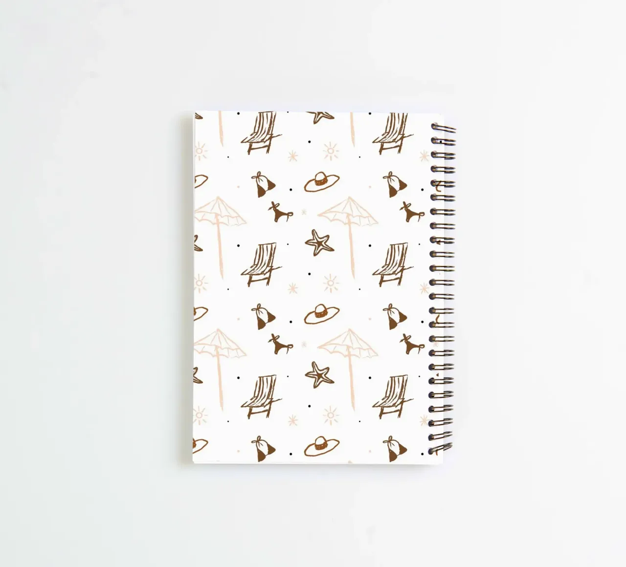 Seaside Pattern No 05 diario ad anelli da treechild