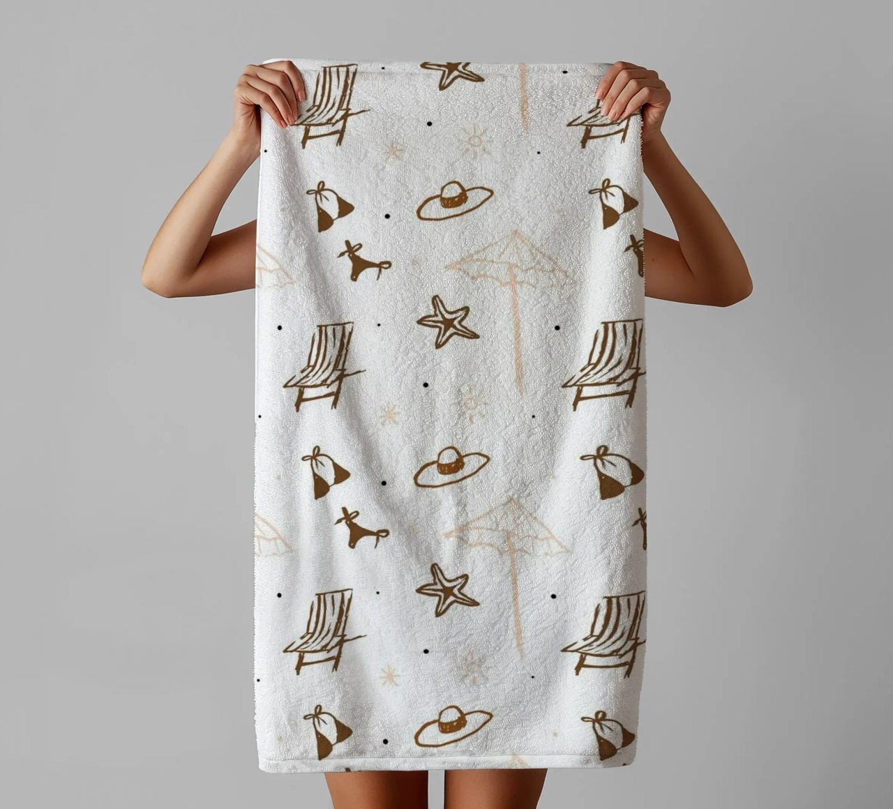 Seaside Pattern No 05 asciugamano da bagno da treechild