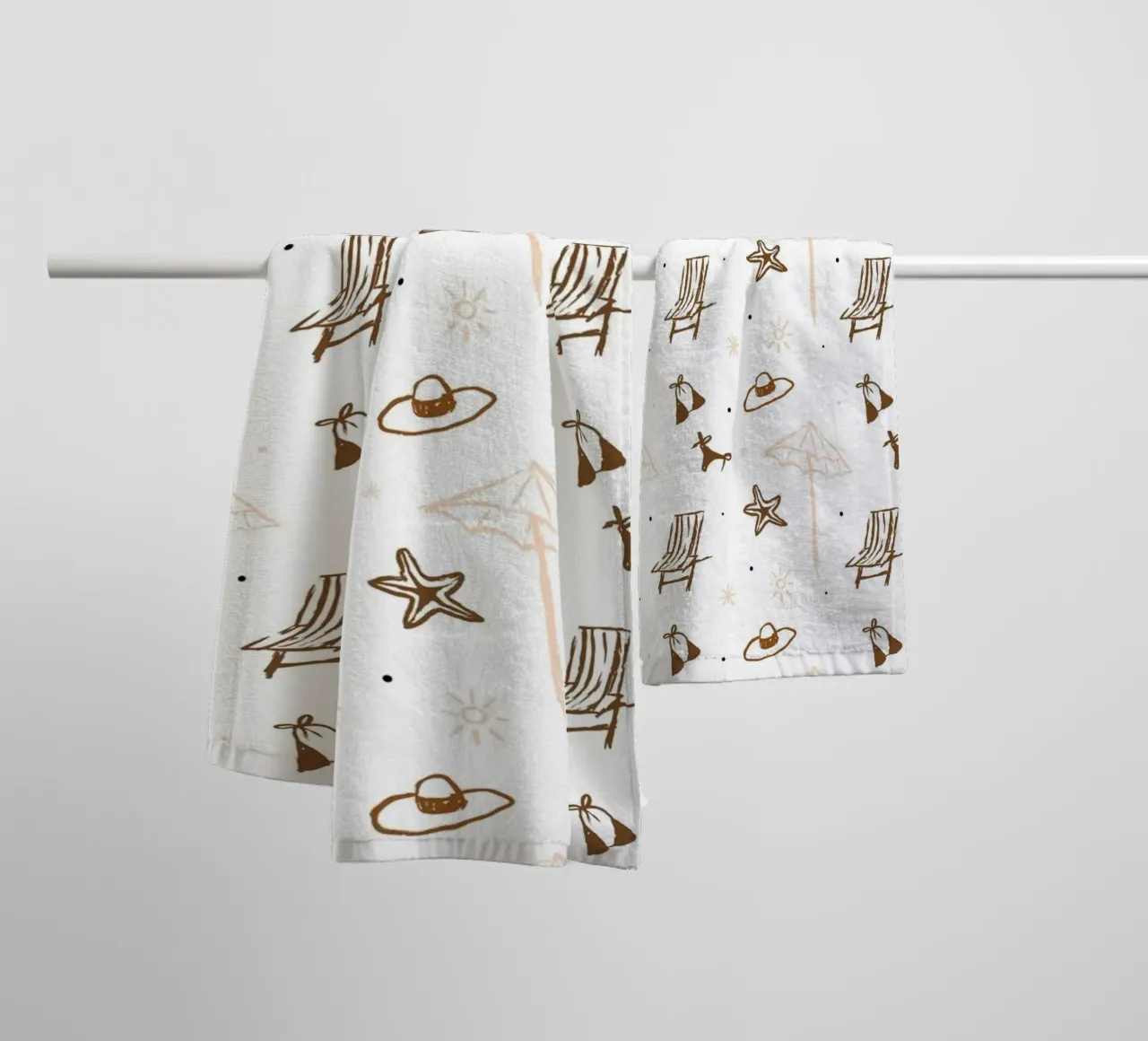 Seaside Pattern No 05 towel by treechild