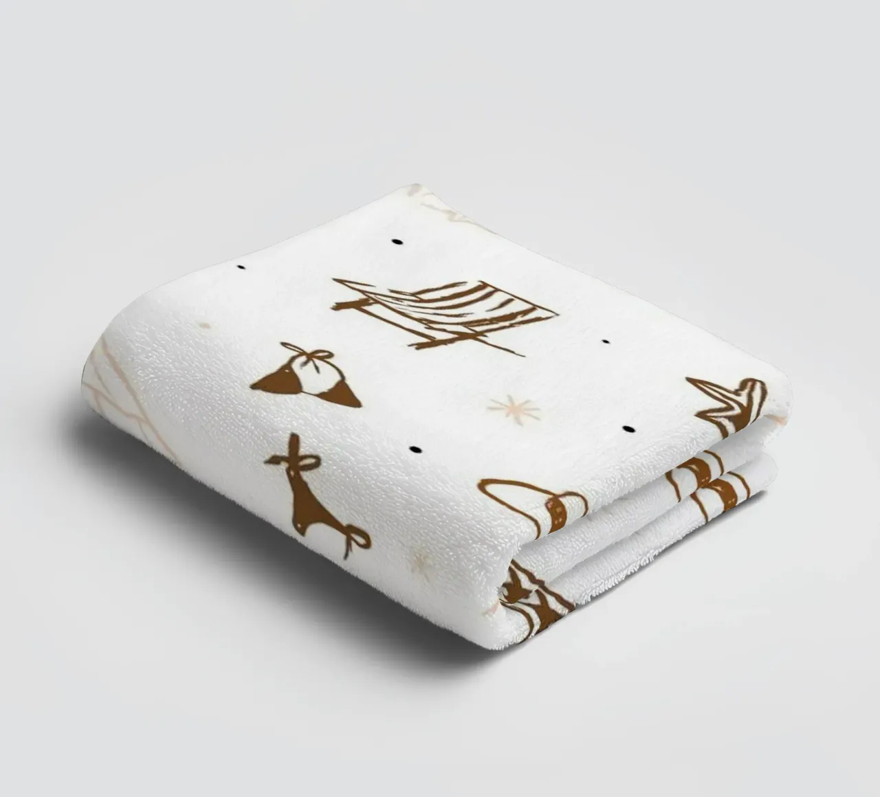 Seaside Pattern No 05 towel by treechild