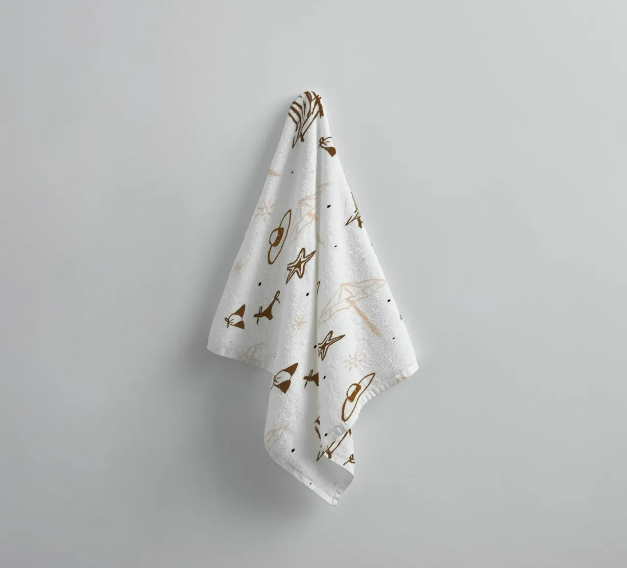 Seaside Pattern No 05 towel by treechild
