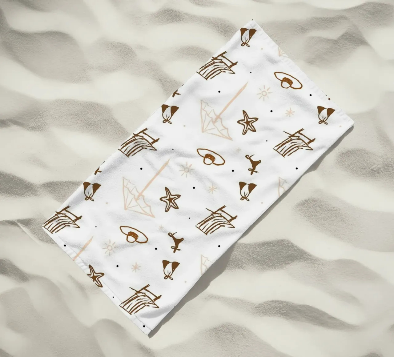 Seaside Pattern No 05 telo mare da treechild