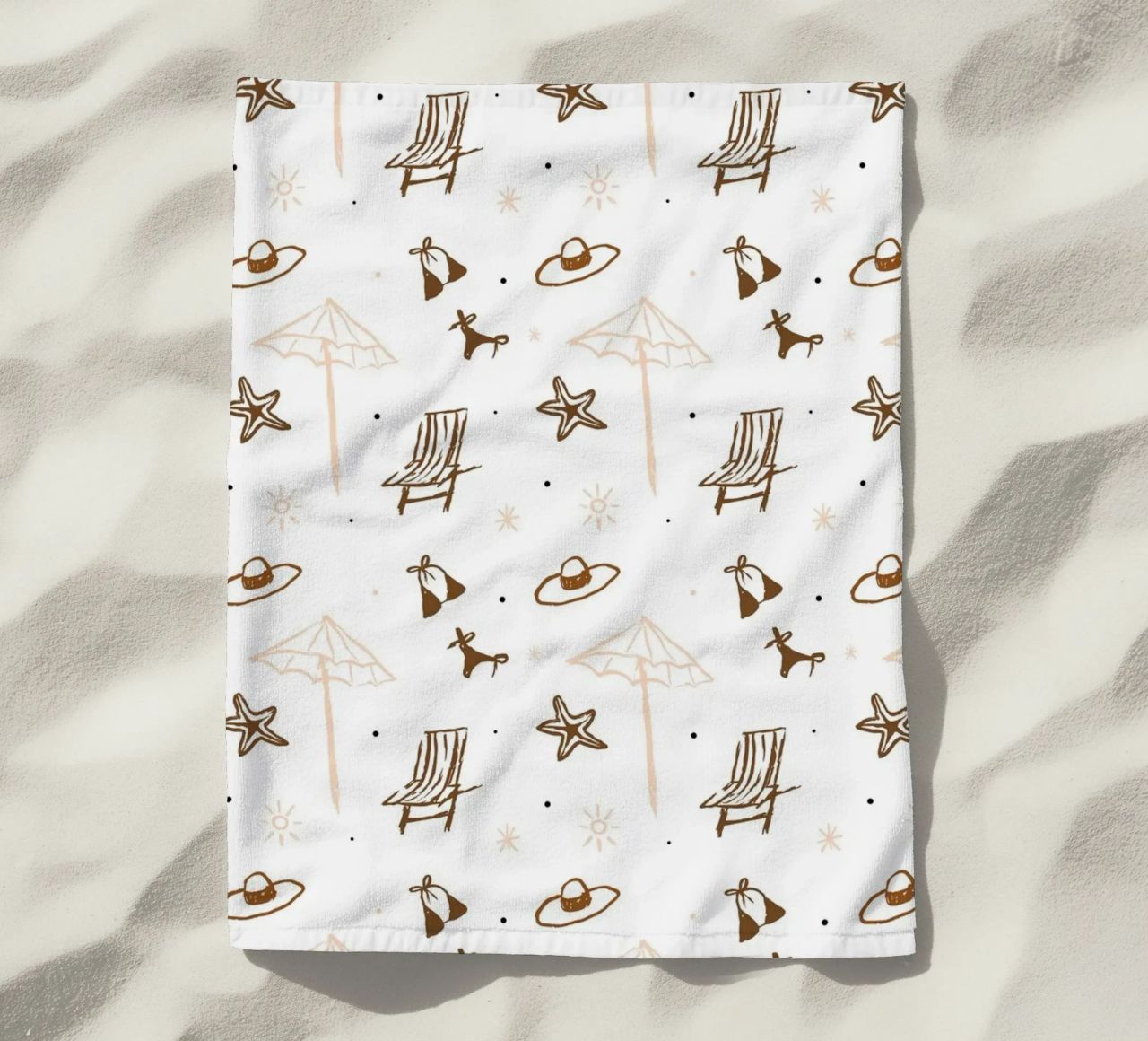 Seaside Pattern No 05 strandhanddoek van treechild