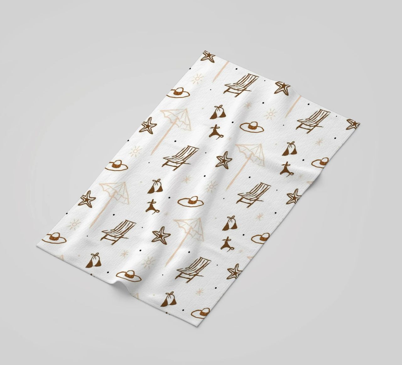 Seaside Pattern No 05 strandhanddoek van treechild