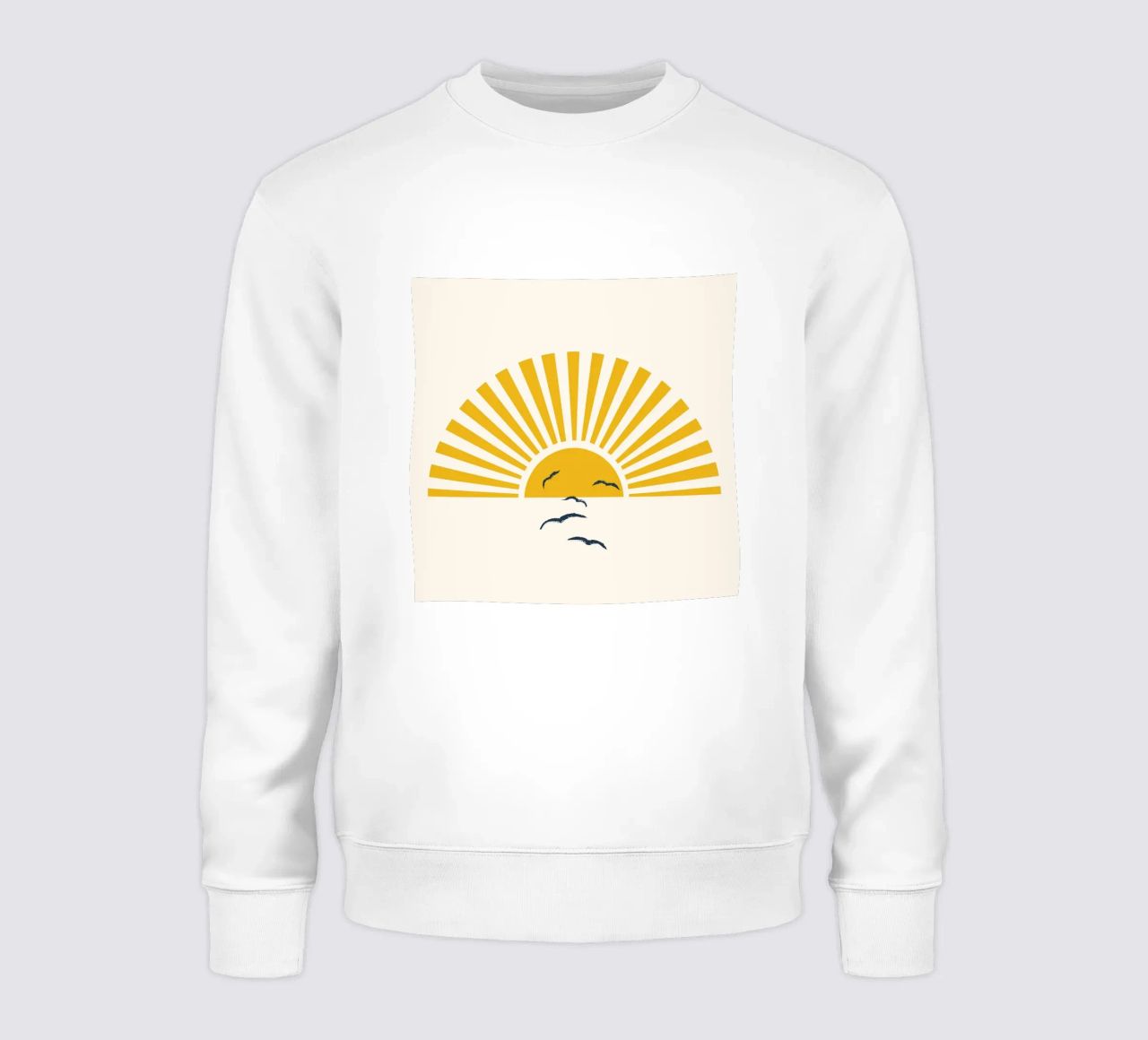 Minimalistic Summer I sweatshirt by Nadjaa