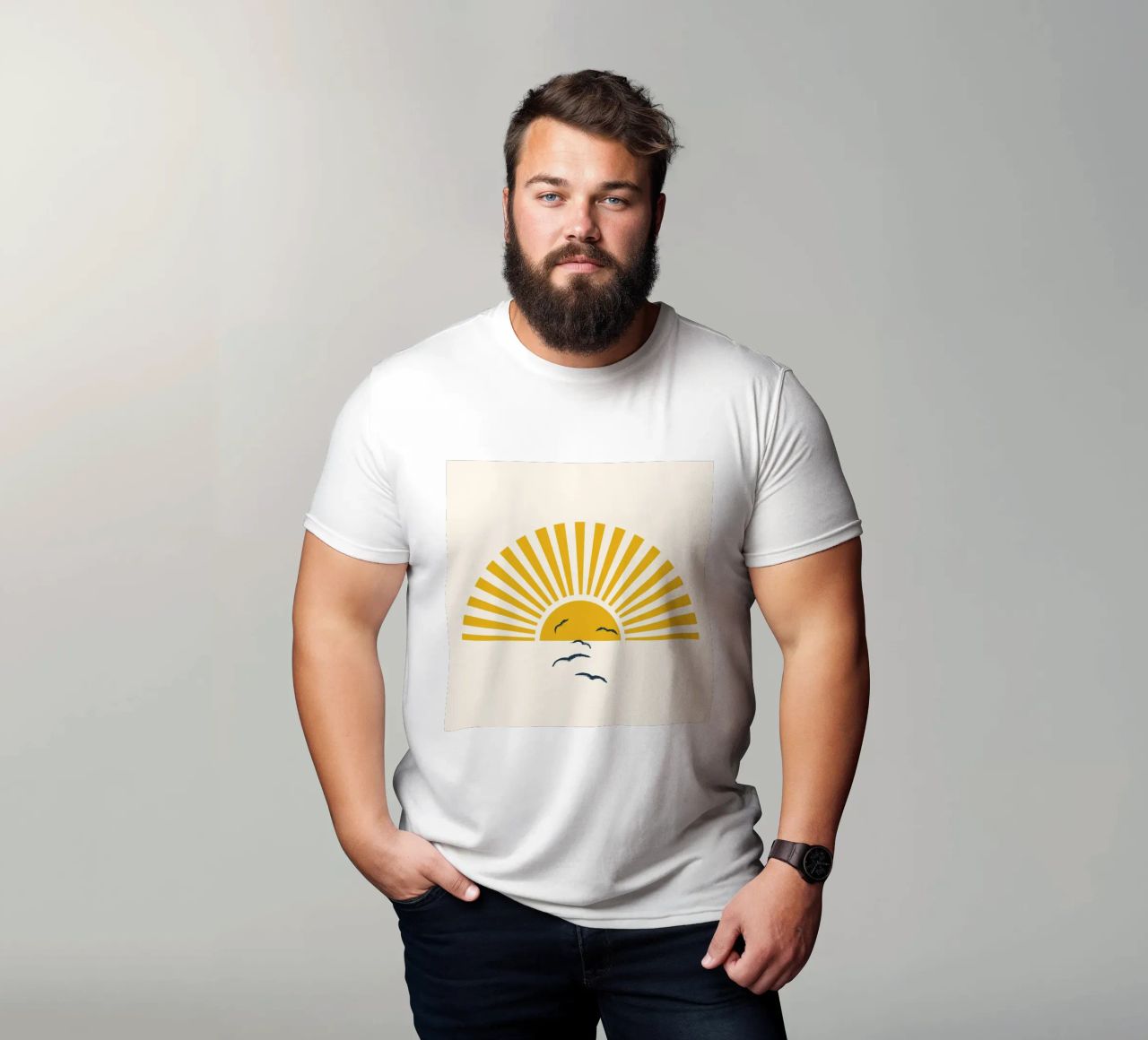 Minimalistic Summer I t-shirt by Nadjaa