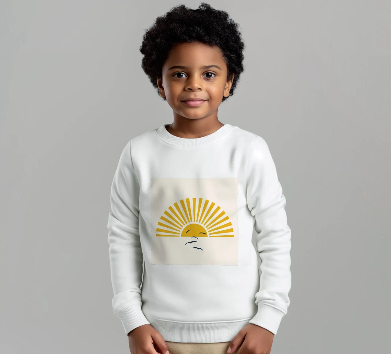 Minimalistic Summer I felpa bambino da Nadjaa