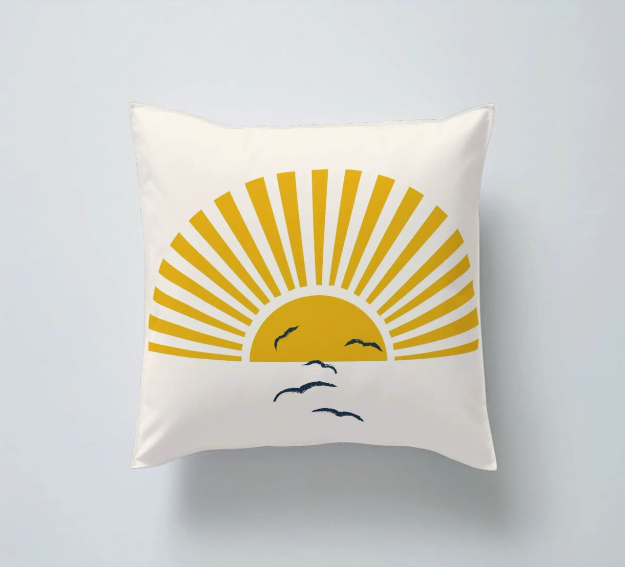 Minimalistic Summer I decorative cushion by Nadjaa