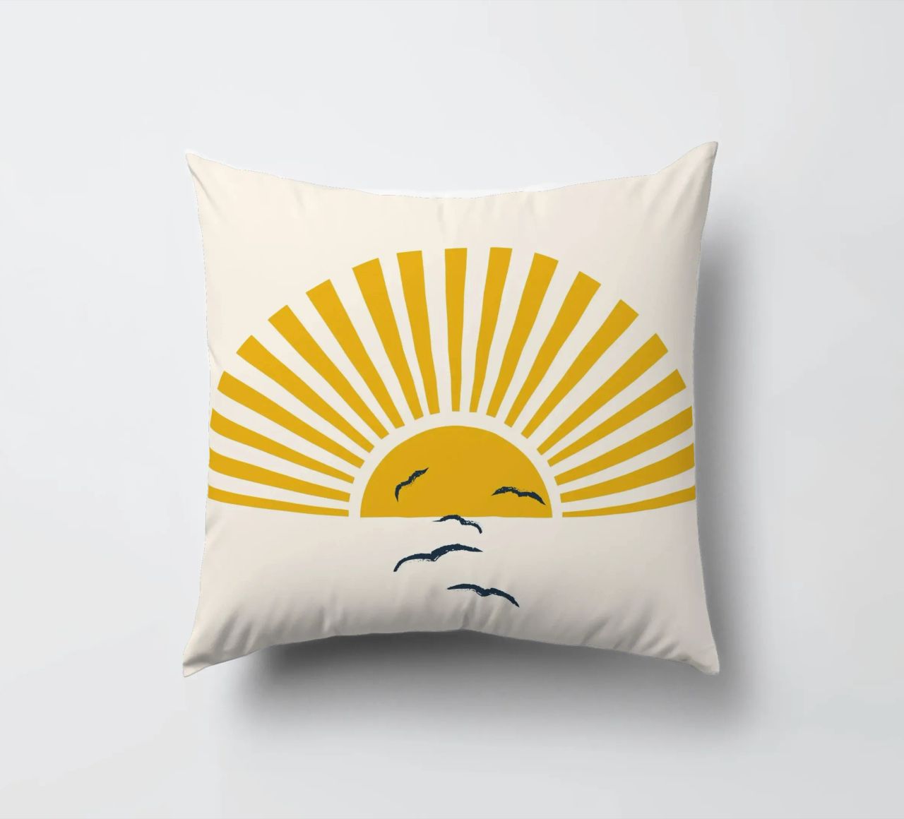 Minimalistic Summer I decorative cushion by Nadjaa