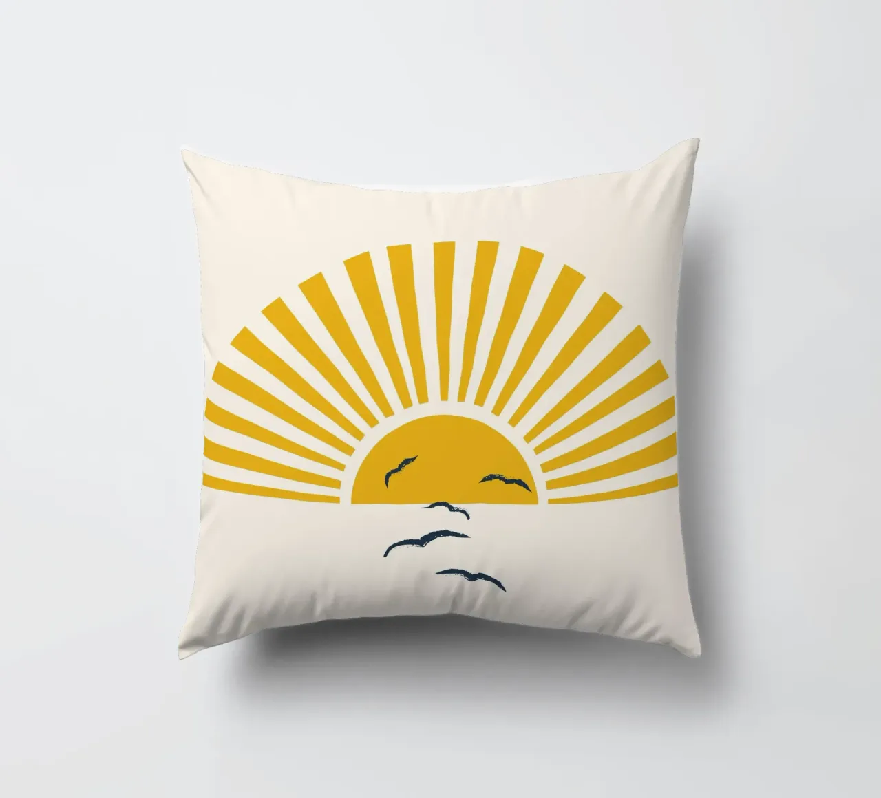 Minimalistic Summer I Kissen von Nadjaa