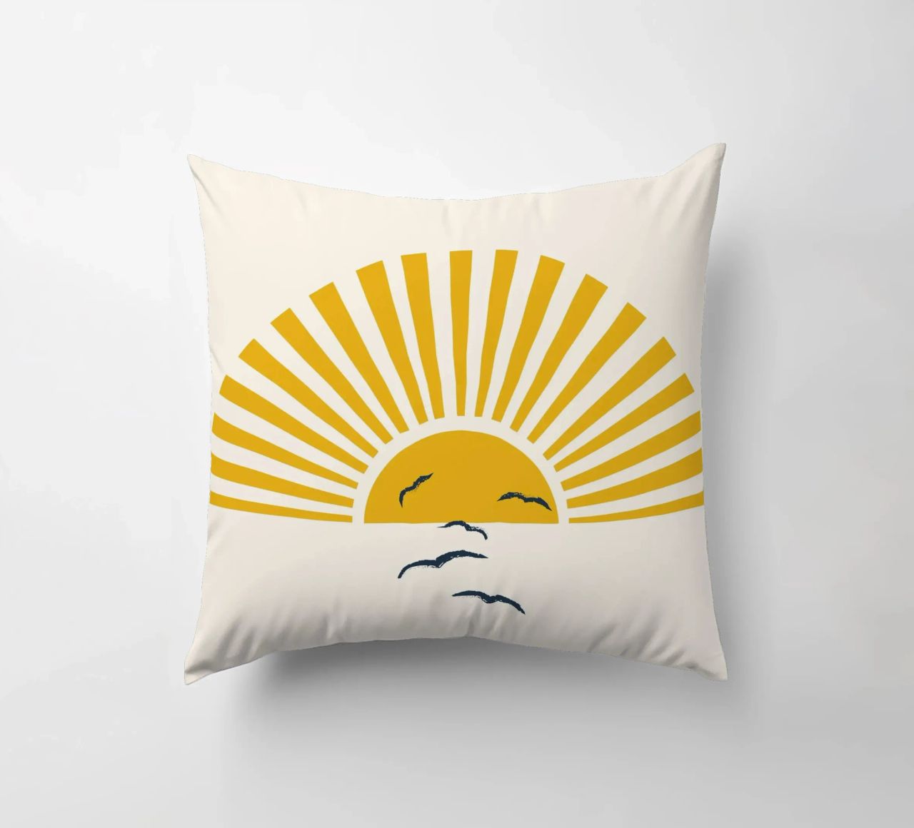 Minimalistic Summer I decorative cushion by Nadjaa