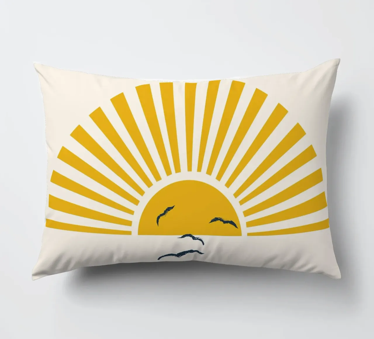 Minimalistic Summer I Kissen von Nadjaa