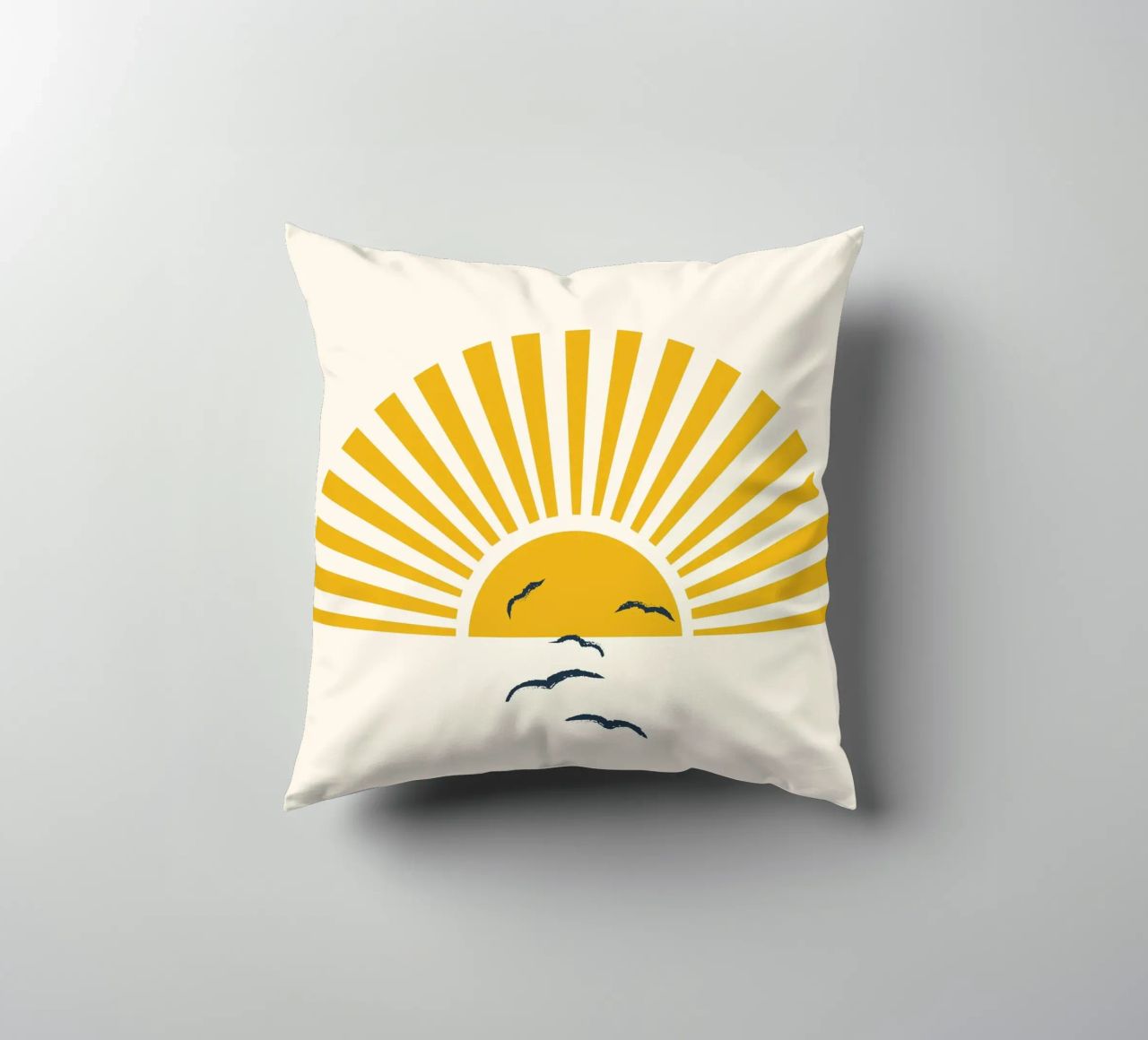 Minimalistic Summer I decorative cushion by Nadjaa