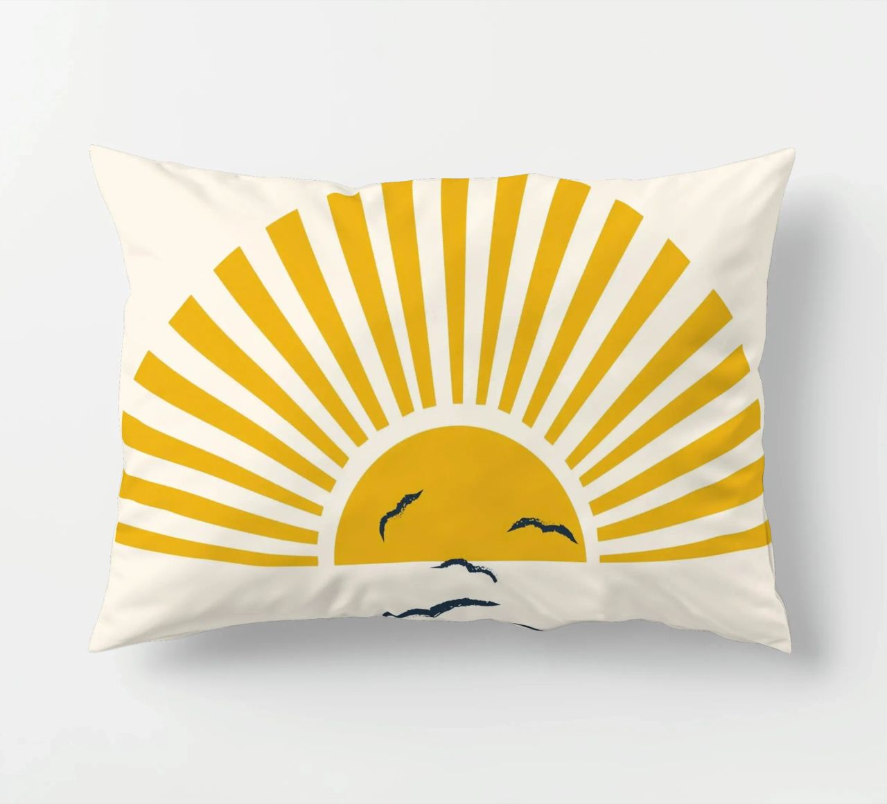 Minimalistic Summer I decorative cushion by Nadjaa