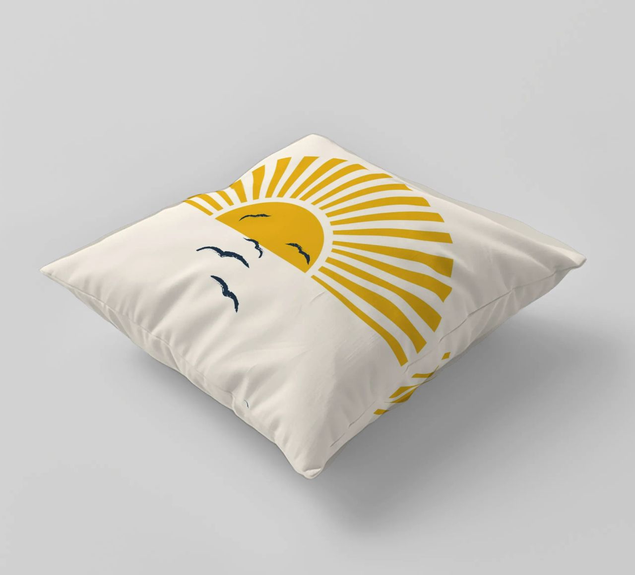 Minimalistic Summer I decorative cushion by Nadjaa