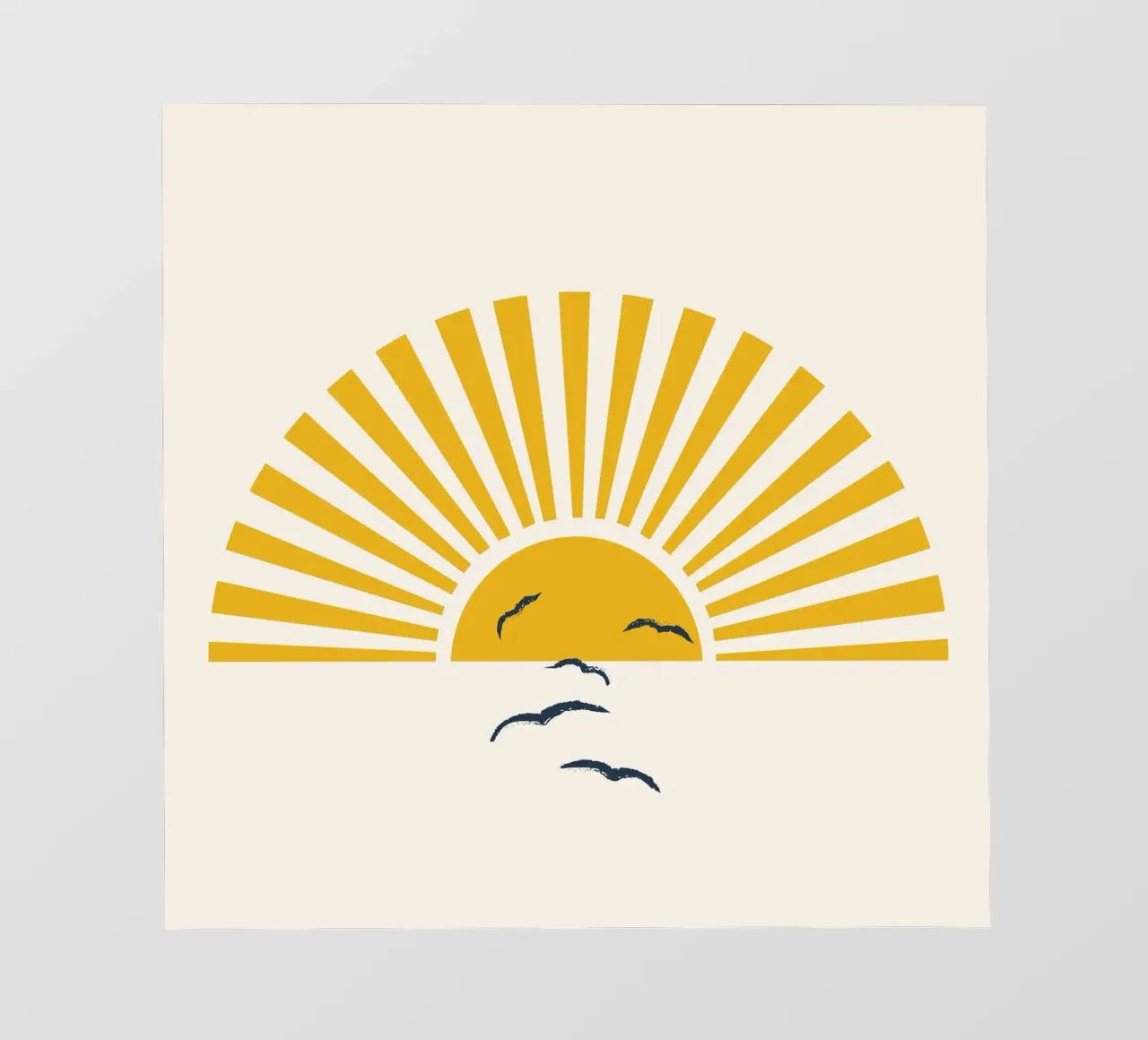 Minimalistic Summer I lámina retroiluminada de Nadjaa