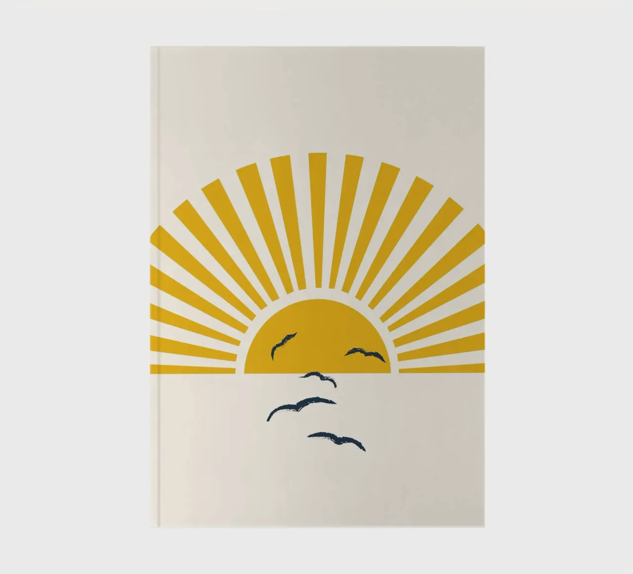 Minimalistic Summer I Notizbuch von Nadjaa